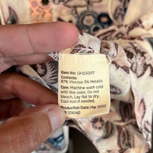 Good Hart By Matilda Jane Whitney Blouse Medium - Picture 8 of 8